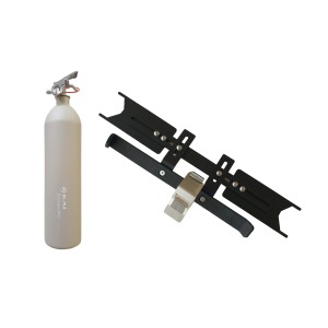 FE-02S輕量化鋁合金泡沫滅火器 - 磨砂奶茶灰 / 車架組合(藥劑可重複填充) FE-02S輕量化鋁合金泡沫滅火器 - 磨砂奶茶灰 / 車架組合(藥劑可重複填充)