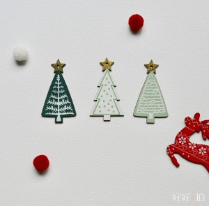 聖誕造型小木片(6種造型) 聖誕造型小木片(6種造型)