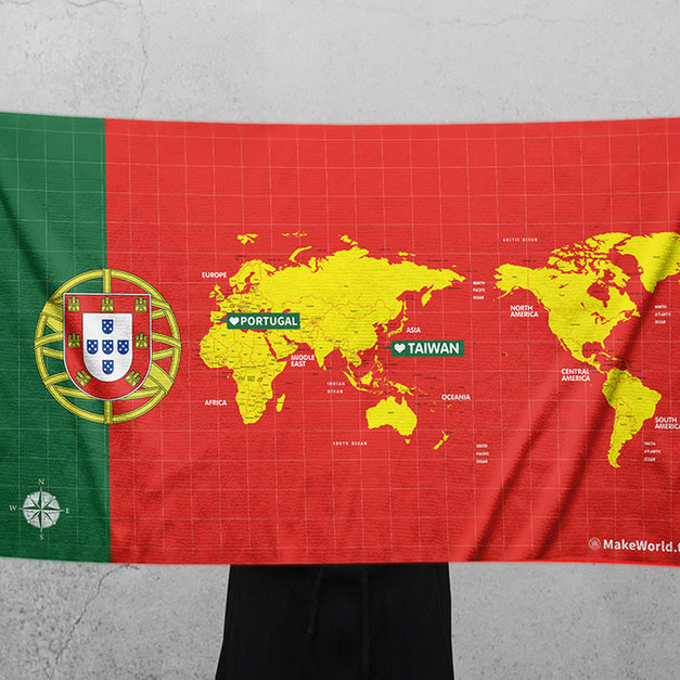 Make World 運動浴巾 (萬國旗-葡萄牙) Make World 運動浴巾 (萬國旗-葡萄牙)