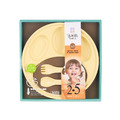 天然玉米生質材料幼兒餐具-熊掌盤叉匙組_1 天然玉米生質材料幼兒餐具-熊掌盤叉匙組_1