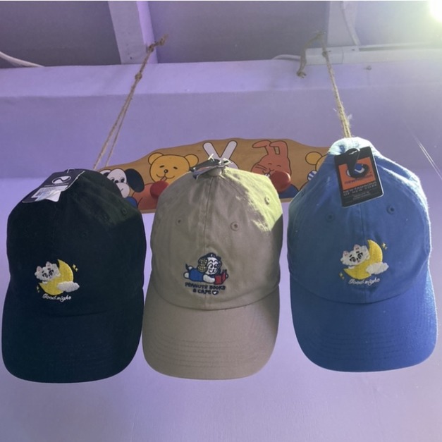 日本插畫家 rankachan 出品 棒球帽 三色 日本插畫家 rankachan 出品 棒球帽 三色