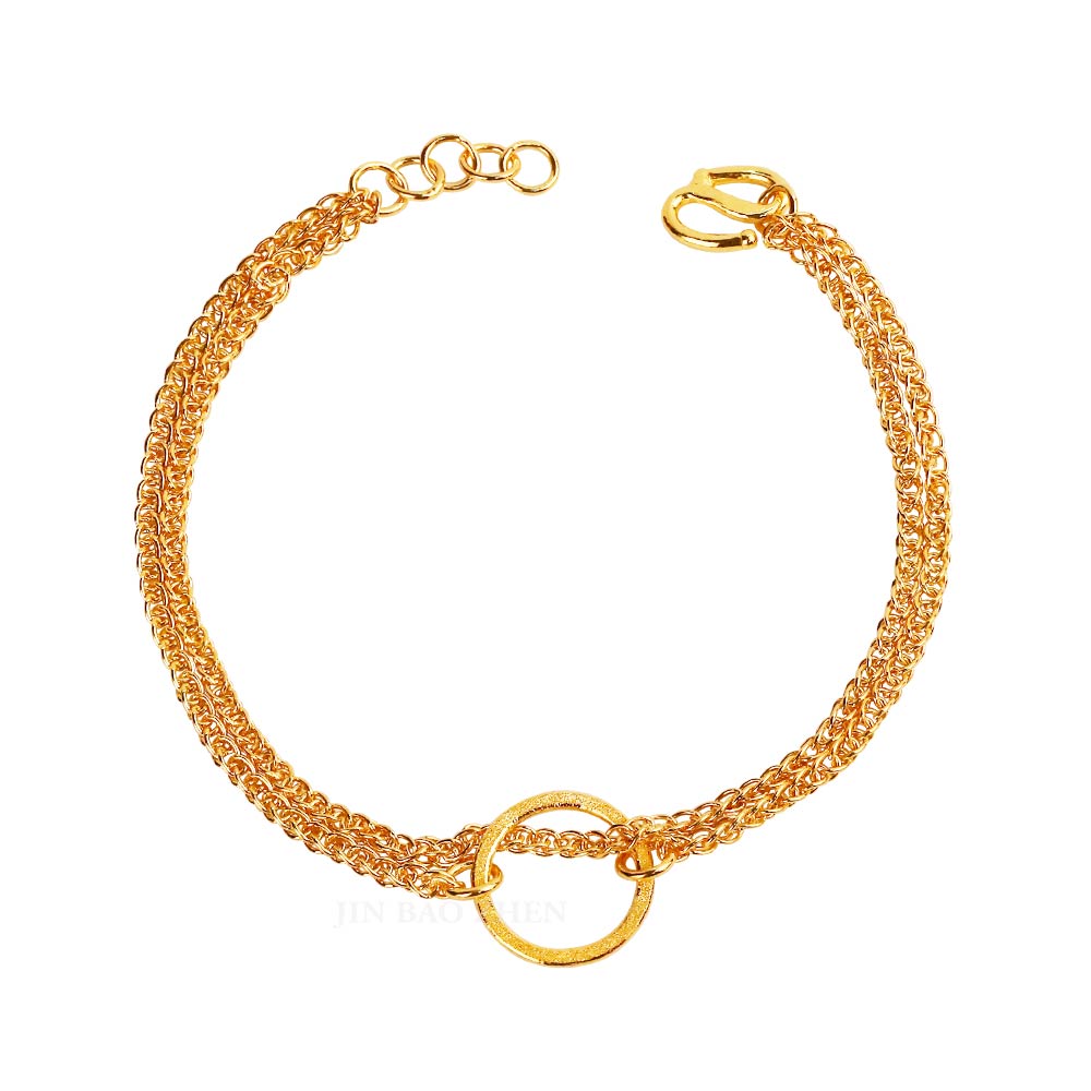 9999純金時尚黃金手鍊