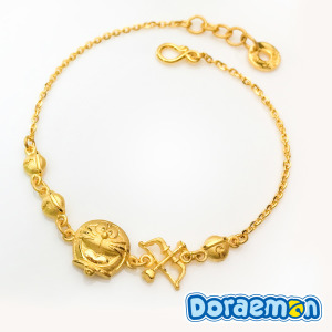哆啦a夢Doraemon-愛神之箭-黃金手鍊 哆啦a夢Doraemon-愛神之箭-黃金手鍊