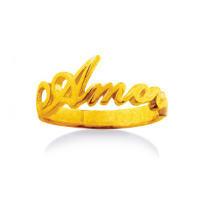 英文典藏-客製刻字黃金戒指(訂金預付款) 英文典藏-客製刻字黃金戒指(訂金預付款)