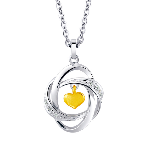 擁抱你-金加鋼墜(女)