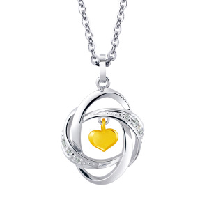 擁抱你-金加鋼墜(女) 擁抱你-金加鋼墜(女)