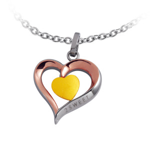 倆心互語-金加鋼墜 倆心互語-金加鋼墜