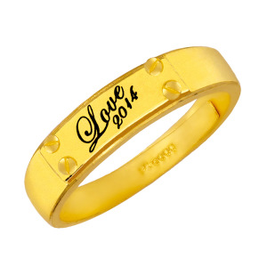 心之鎖向-黃金戒指(女) 心之鎖向-黃金戒指(女)