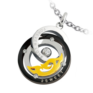 緣來是你-金加鋼墜(男) 緣來是你-金加鋼墜(男)