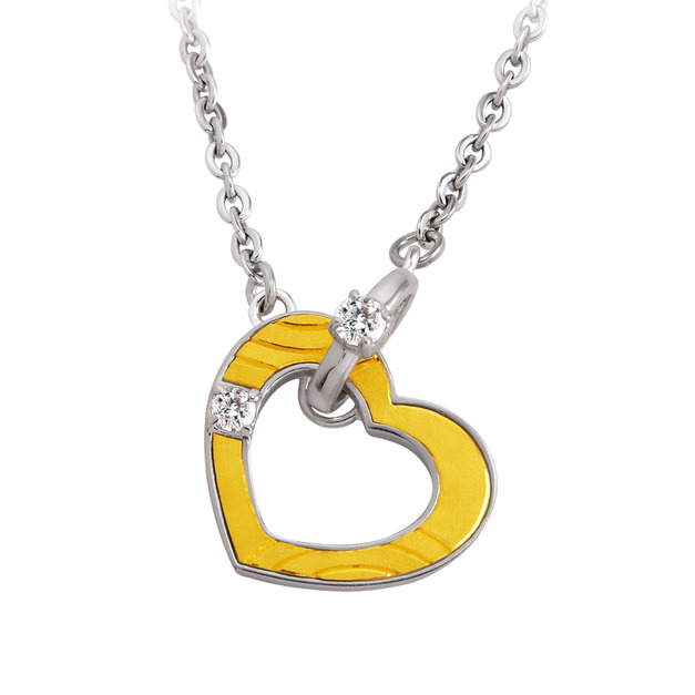 幸福約定-金加鋼項鍊(女)