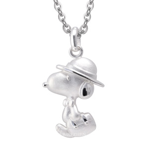 史努比SNOOPY-旅行史努比-銀飾墜子 史努比SNOOPY-旅行史努比-銀飾墜子