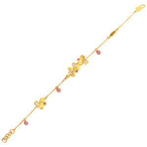 百花爭妍-黃金手鍊 百花爭妍-黃金手鍊
