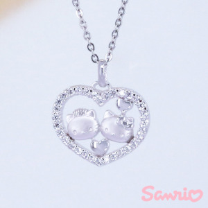 Hello Kitty凱蒂貓-甜蜜心-純銀墜子 Hello Kitty凱蒂貓-甜蜜心-純銀墜子