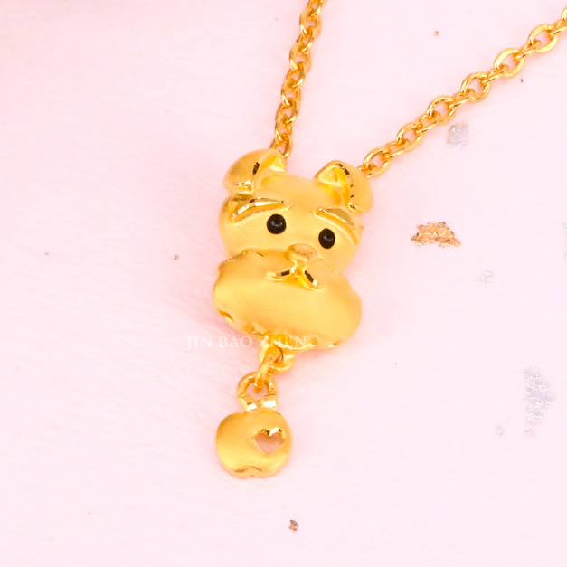 蘋安雪納瑞-黃金墜子