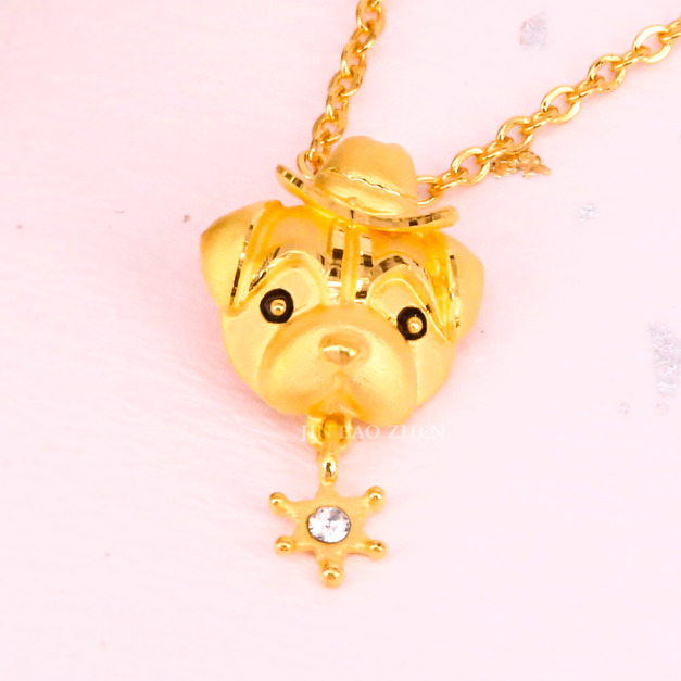 勇氣巴戈-黃金墜子