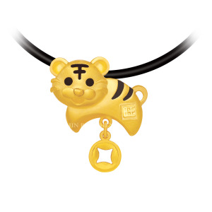 旺虎-十二生肖金飾墜子 旺虎-十二生肖金飾墜子