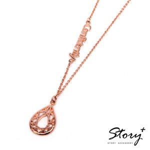 水滴型刻字-客製化純銀項鍊 水滴型刻字-客製化純銀項鍊