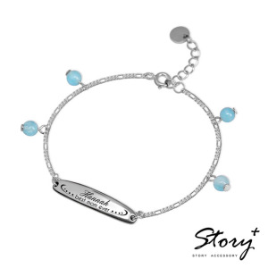 祝福Blessing(媽咪英文款)-親子刻字銀飾手鍊 祝福Blessing(媽咪英文款)-親子刻字銀飾手鍊