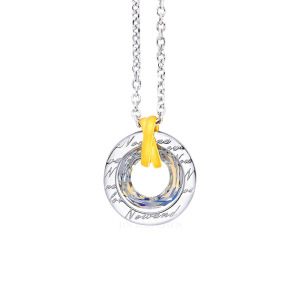 永恆的主題-金加銀墜子(附白鋼項鍊)(女) 永恆的主題-金加銀墜子(附白鋼項鍊)(女)