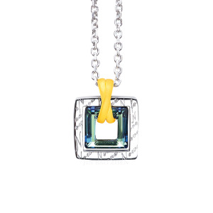 永恆的主題-金加銀墜子(附白鋼項鍊)(男) 永恆的主題-金加銀墜子(附白鋼項鍊)(男)