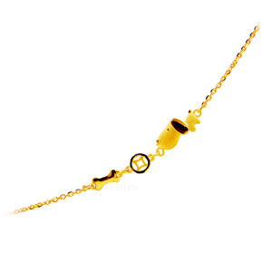 旺財狗-黃金手鍊(小孩版) 旺財狗-黃金手鍊(小孩版)