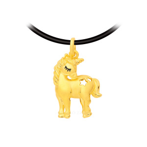 星夢獨角獸-黃金墜子 星夢獨角獸-黃金墜子