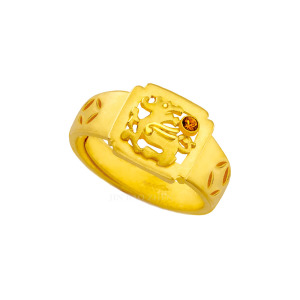 鴻福貔貅-黃金戒指(男) 鴻福貔貅-黃金戒指(男)