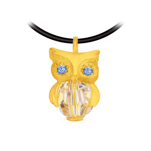 幸運使者-黃金墜子-貓頭鷹造型墜子 幸運使者-黃金墜子-貓頭鷹造型墜子