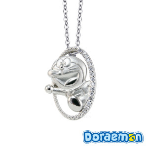 哆啦a夢Doraemon-閃耀哆啦-純銀項鍊 哆啦a夢Doraemon-閃耀哆啦-純銀項鍊