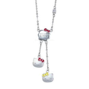 Hello Kitty凱蒂貓-姊妹情深-純銀項鍊 Hello Kitty凱蒂貓-姊妹情深-純銀項鍊