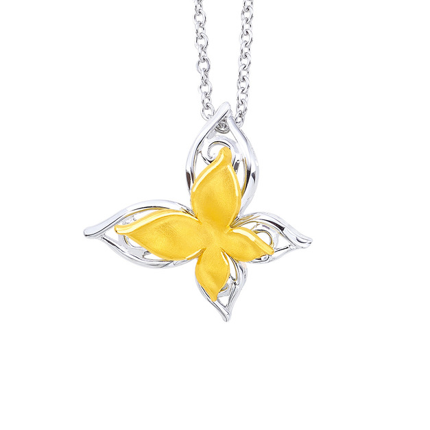 溫柔嚮往-金加銀墜子