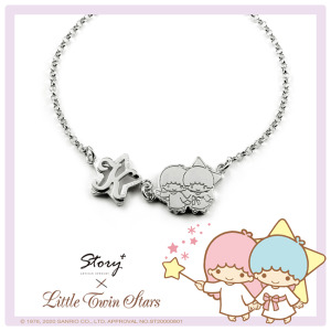 星星款-KikiLala雙星仙子-客製純銀手鍊 星星款-KikiLala雙星仙子-客製純銀手鍊