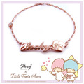 經典款-KikiLala雙星仙子-客製純銀手鍊_2 經典款-KikiLala雙星仙子-客製純銀手鍊_2