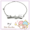 經典款-KikiLala雙星仙子-客製純銀手鍊_1 經典款-KikiLala雙星仙子-客製純銀手鍊_1