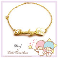 經典款-KikiLala雙星仙子-客製純銀手鍊 經典款-KikiLala雙星仙子-客製純銀手鍊