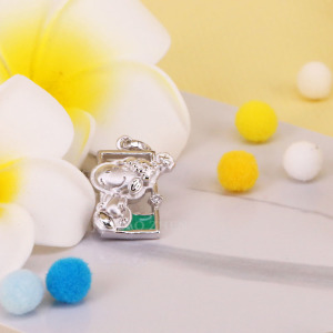 方塊帽帽史努比-史努比70週年-純銀墜子 方塊帽帽史努比-史努比70週年-純銀墜子