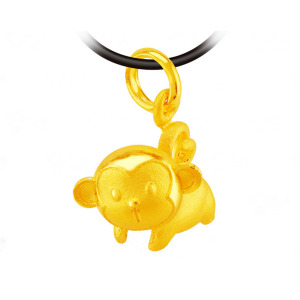 俏皮猴-黃金墜子 俏皮猴-黃金墜子