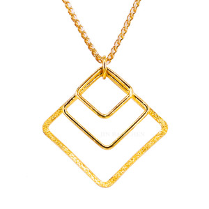 曜.日光-方型黃金項鍊-日好 曜.日光-方型黃金項鍊-日好