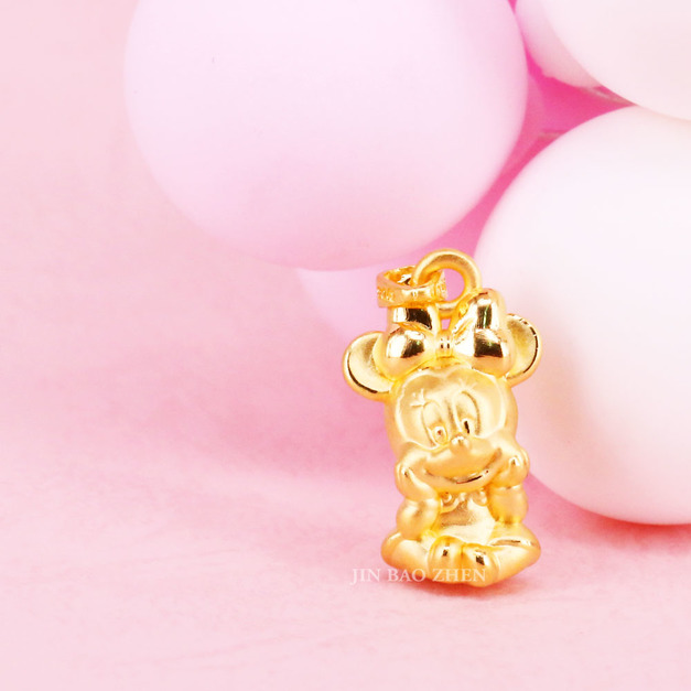 寶貝米妮-黃金墜子