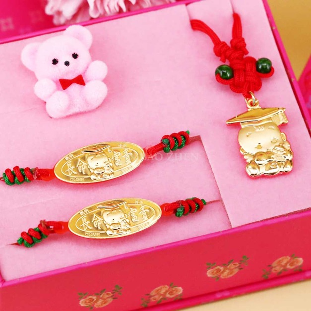 博士天使-彌月金飾禮盒(0.10錢)