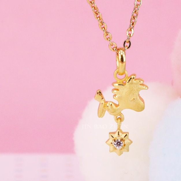 星光史塔克-黃金墜子-SNOOPY