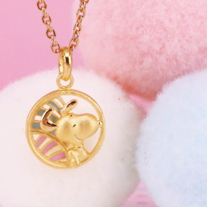 炫彩史努比-黃金墜子-SNOOPY 炫彩史努比-黃金墜子-SNOOPY