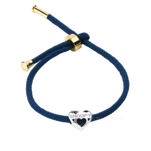 愛心史努比-史努比SNOOPY-單顆純銀串珠 愛心史努比-史努比SNOOPY-單顆純銀串珠