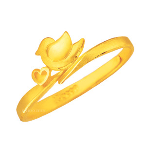 喜上眉梢-小鳥造型黃金戒指 喜上眉梢-小鳥造型黃金戒指