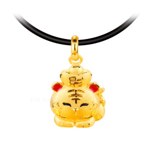萌虎元寶-虎年彌月黃金墜子-福虎誕生 萌虎元寶-虎年彌月黃金墜子-福虎誕生