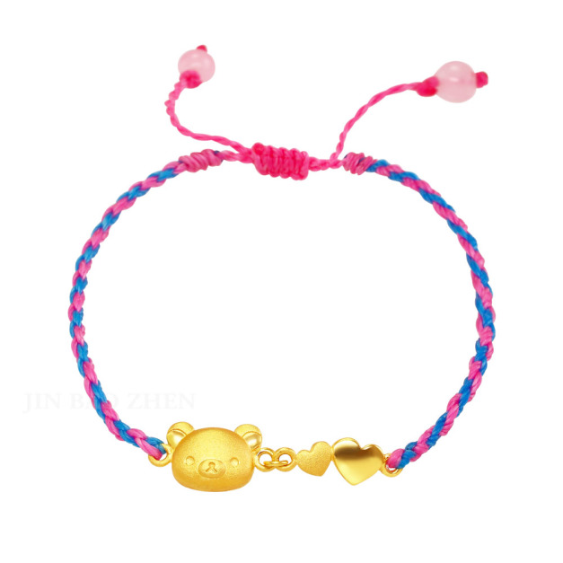 慵懶時光-拉拉熊黃金手鍊-Rilakkuma 慵懶時光-拉拉熊黃金手鍊-Rilakkuma