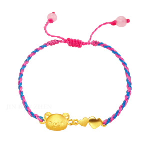 慵懶時光-拉拉熊黃金手鍊-Rilakkuma 慵懶時光-拉拉熊黃金手鍊-Rilakkuma