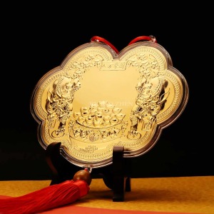 八方來財-貔貅神明金牌(中)13公分(0.06錢) 八方來財-貔貅神明金牌(中)13公分(0.06錢)