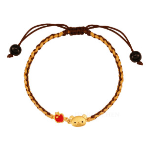 午茶時光-拉拉熊黃金手鍊-Rilakkuma 午茶時光-拉拉熊黃金手鍊-Rilakkuma