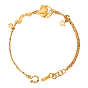 星空漫步-史努比黃金手鍊-SNOOPY 星空漫步-史努比黃金手鍊-SNOOPY